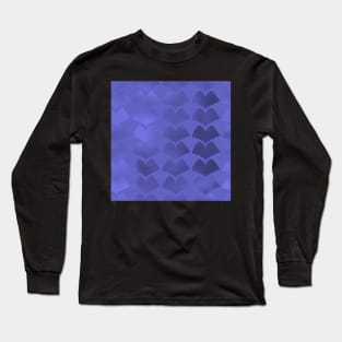 Jewel Ginkgo Single Hue Array Blue Violet Long Sleeve T-Shirt